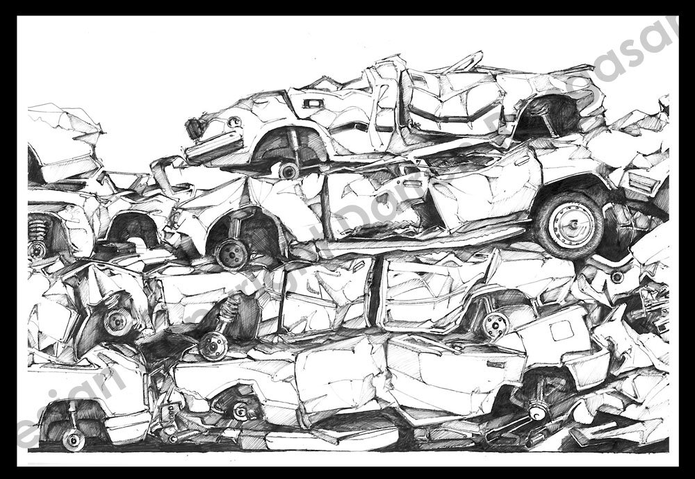 Datsun 100A Scrapyard